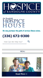 Mobile Screenshot of hospiceofrandolph.org